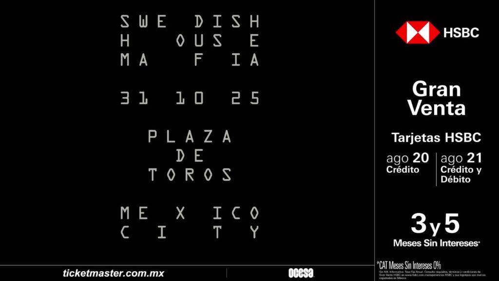 cartel Swedish House Mafia en México