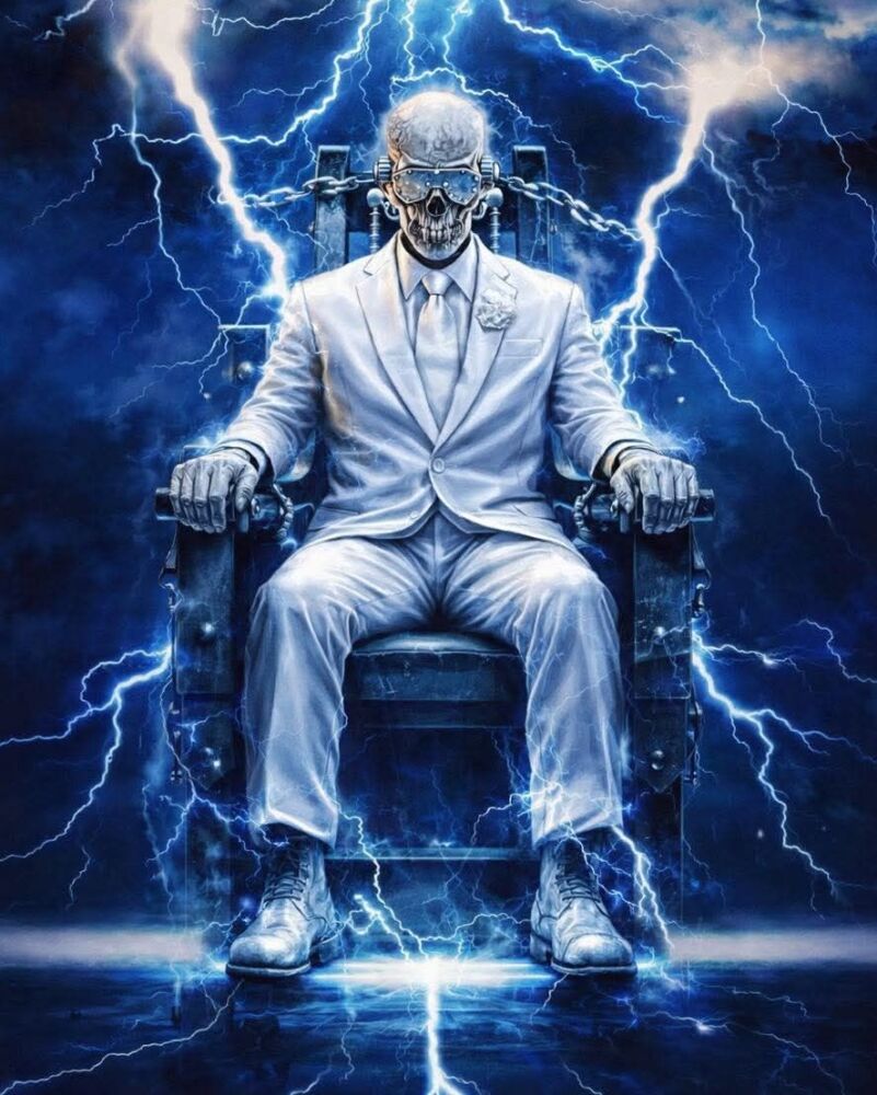 Vic Rattlehead en su tributo a "Ride The Lightning"