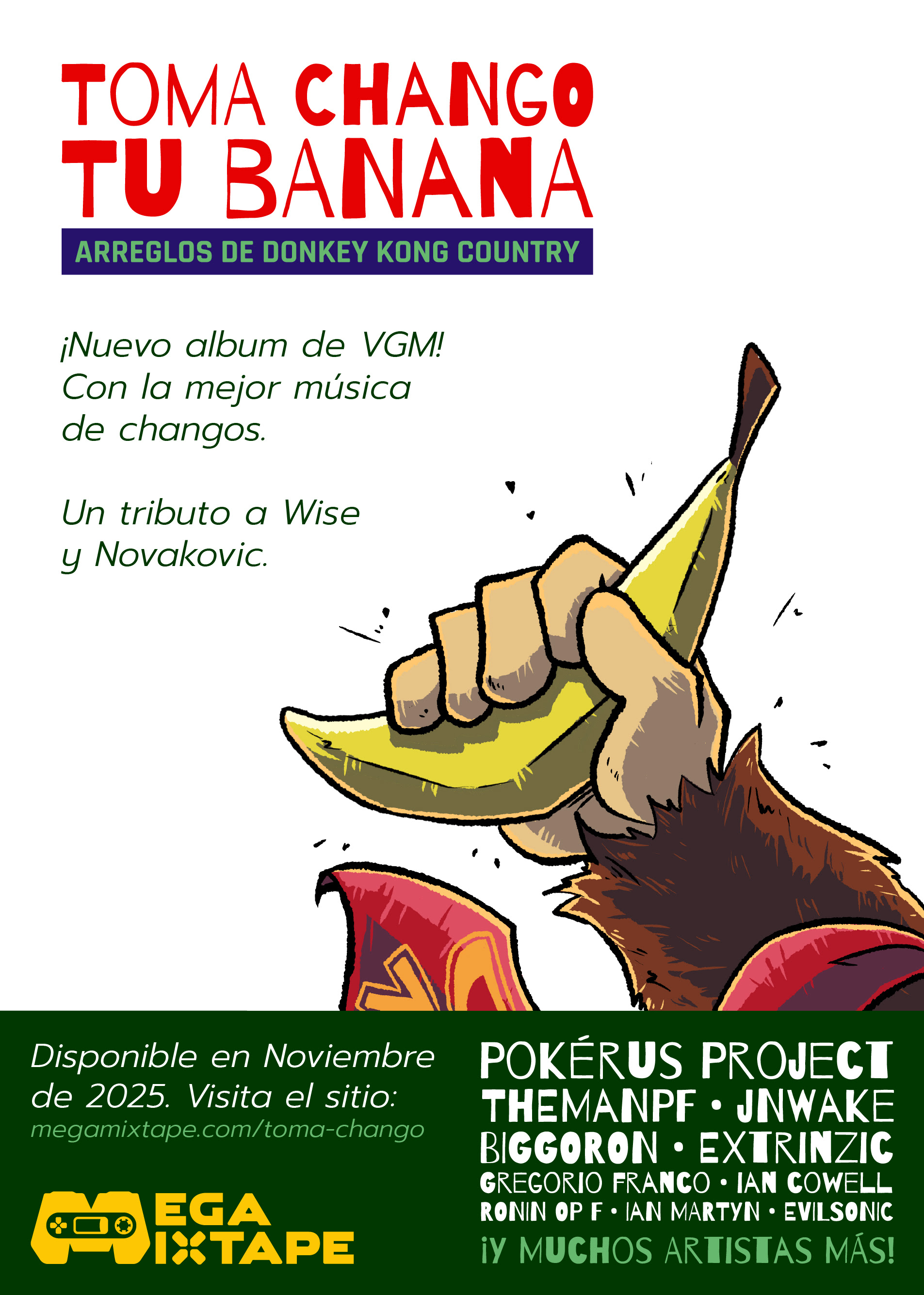 Donkey Kong Country recibe un tributo muy genial en Toma Chango tu Banana
