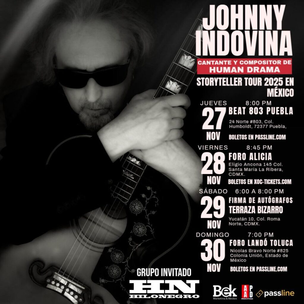 Entrevista con Johnny Indovina sobre su Storyteller Tour