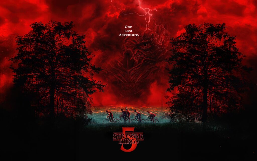 Una última aventura. Así una de las imágenes promocionales de Stranger Things 5 que anuncia el esperado desenlace. Imagen: Netflix