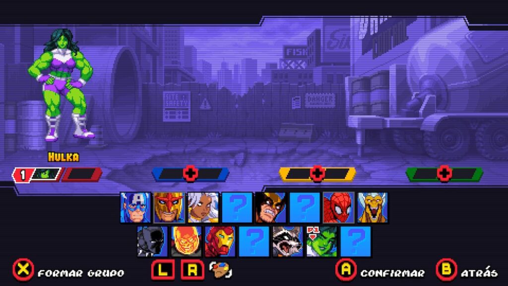 roster de personajes