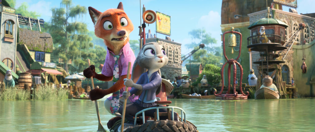 Nick Wilde (voz original de Jason Bateman) y Judy Hopps (voz original de Ginnifer Goodwin) regresan en Zootopia 2. Imagen: Disney Enterprises, Inc.