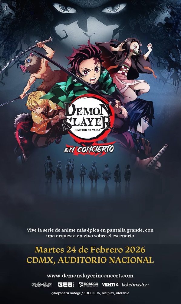 Demon Slayer en Concierto / Foto: Redes Sociales