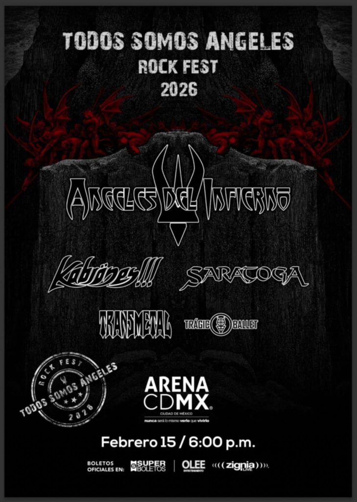 Todos Somos Ángeles Rock Fest en la Arena CDMX