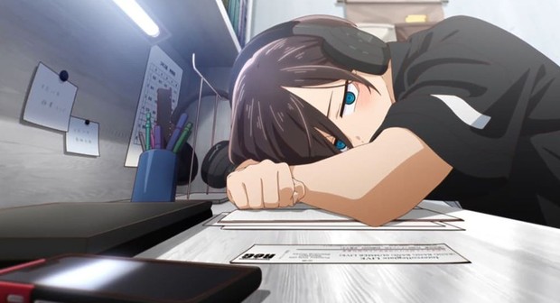 Kyotaro aprende a lidiar con sus sentimientos ocultos en The Dangers in my Heart. Foto: Konnichiwa / Kem Media / Shin-ei Animation
