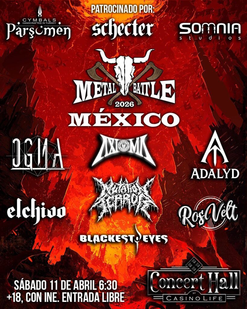 Final WOA Metal Battle México 2026 - CDMX - 11 de abril