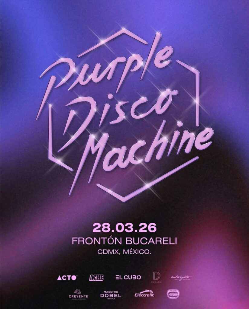 Purple Disco Machine prepara su regreso al Frontón Bucareli de la CDMX