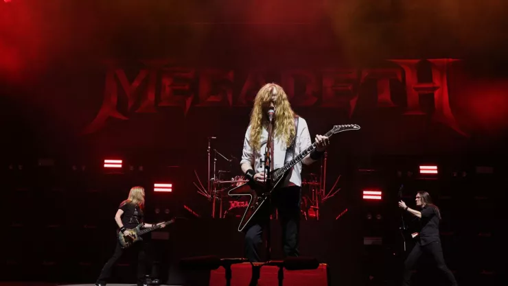 Repasaron su historia. Mustaine y compañía dieron hora y media de sinfonía metalera que recordó lo mejor de Megadeth. 